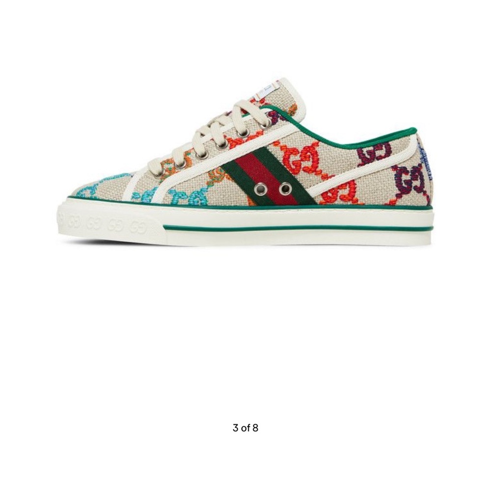 Gucci NWT - 1977 Tennis White Multi